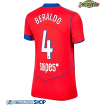 Maglie da calcio Paris Saint-Germain Lucas Beraldo #4 Terza Maglia Femminile 2025-26 Manica Corta